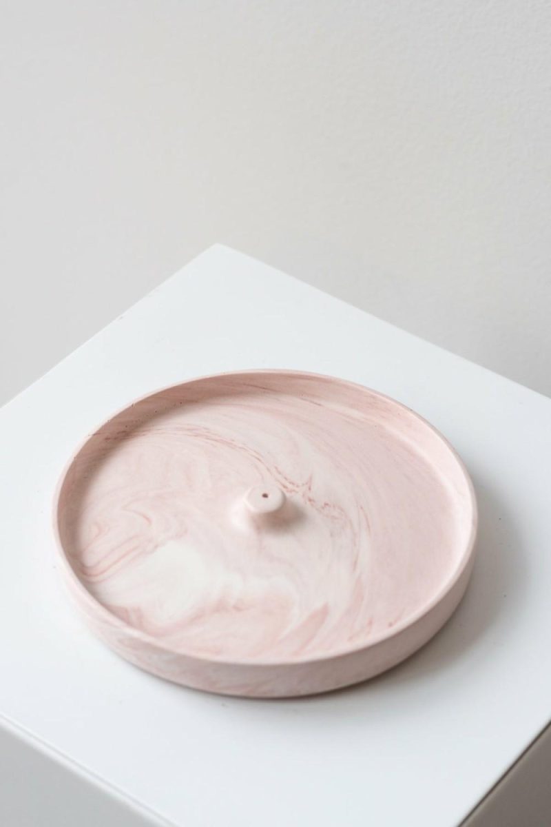 Candles & Scents |   Incense Tray Blush Marble Candles & Scents Candles & Scents