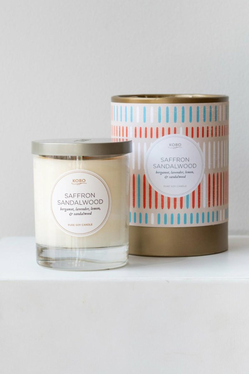 Candles & Scents |   Kobo Candle Saffron Sandalwood Candles & Scents Candles & Scents