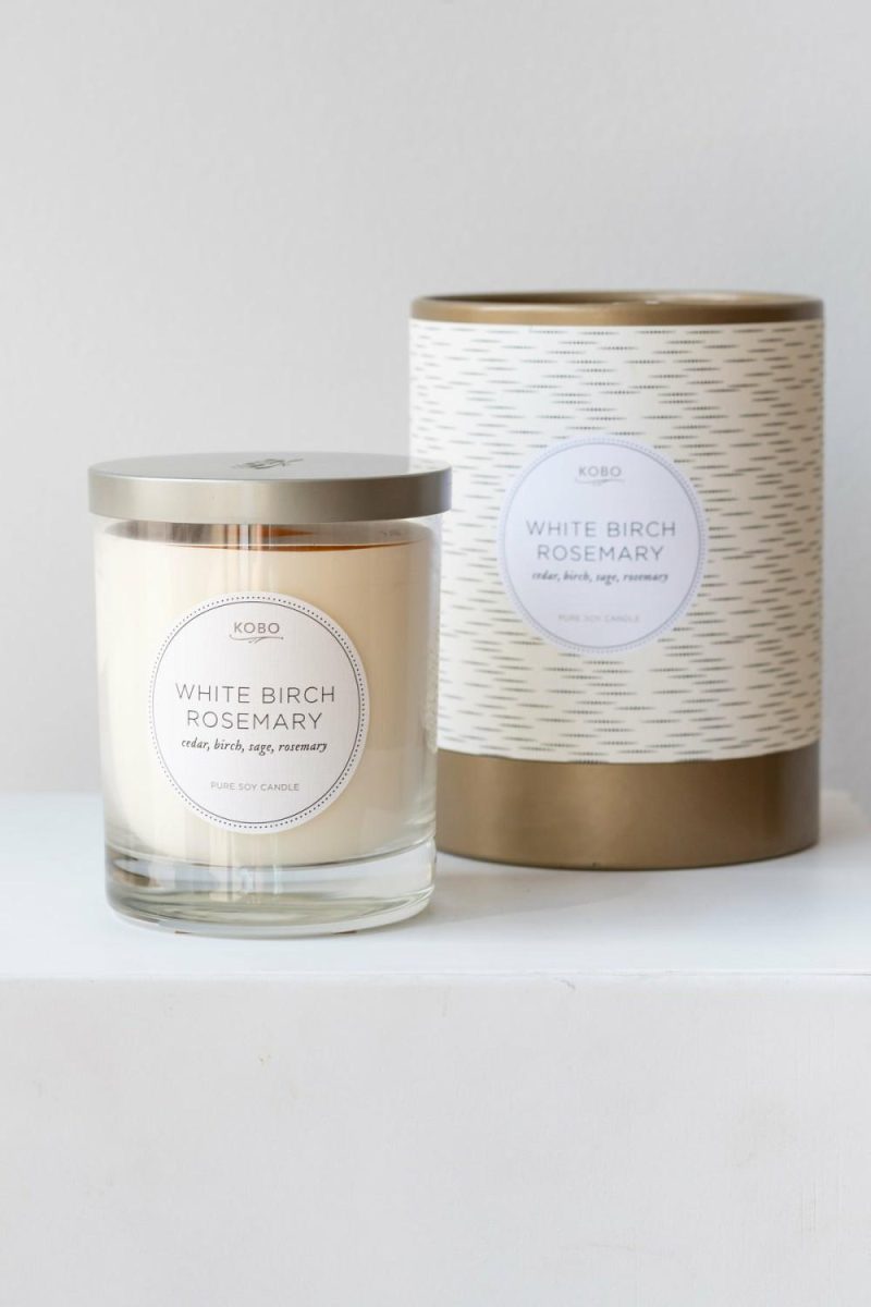 Candles & Scents |   Kobo Candle White Birch Rosemary Candles & Scents Candles & Scents