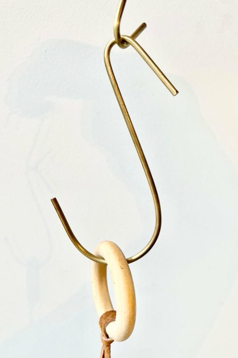 Garden Accessories |   Hook Brass Medium Garden Garden Accessories