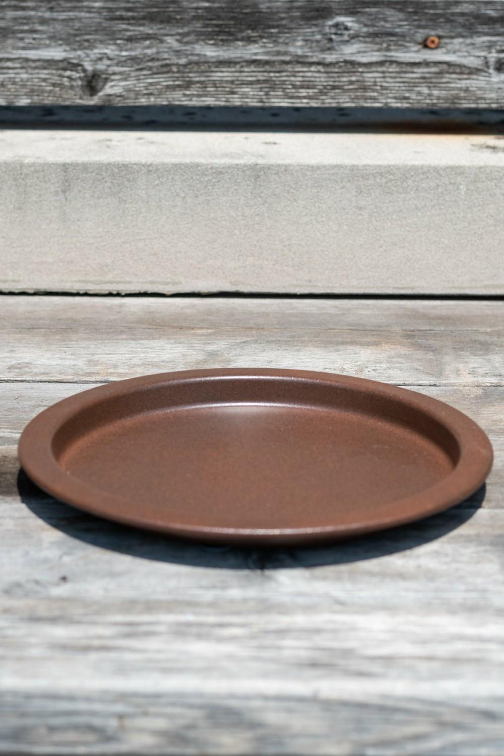 Garden Accessories |   Saucer Textured Copper 10″ Garden Garden Accessories