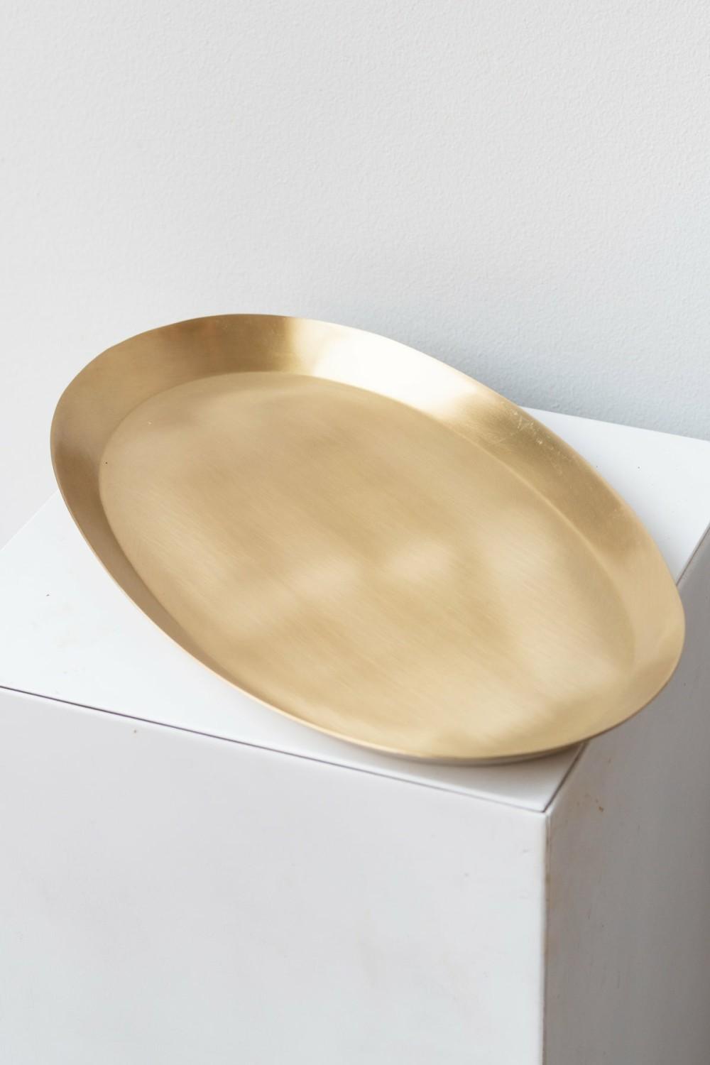 Home Accessories |   Brass Oval Tray Home Home Accessories