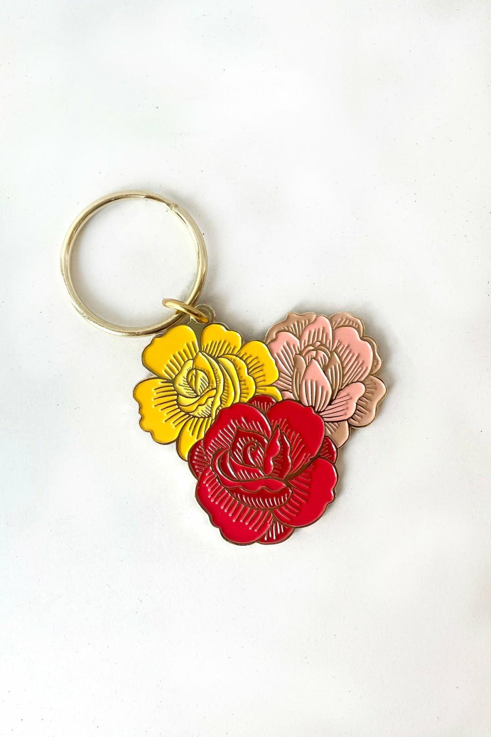 Home Accessories |   Flowers Keychain Home Home Accessories