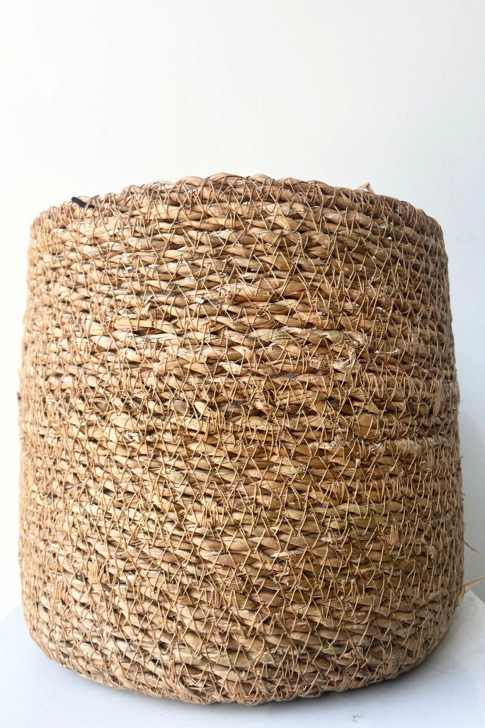 Home Accessories |   Seagrass Basket With Liner 7″ Home Home Accessories