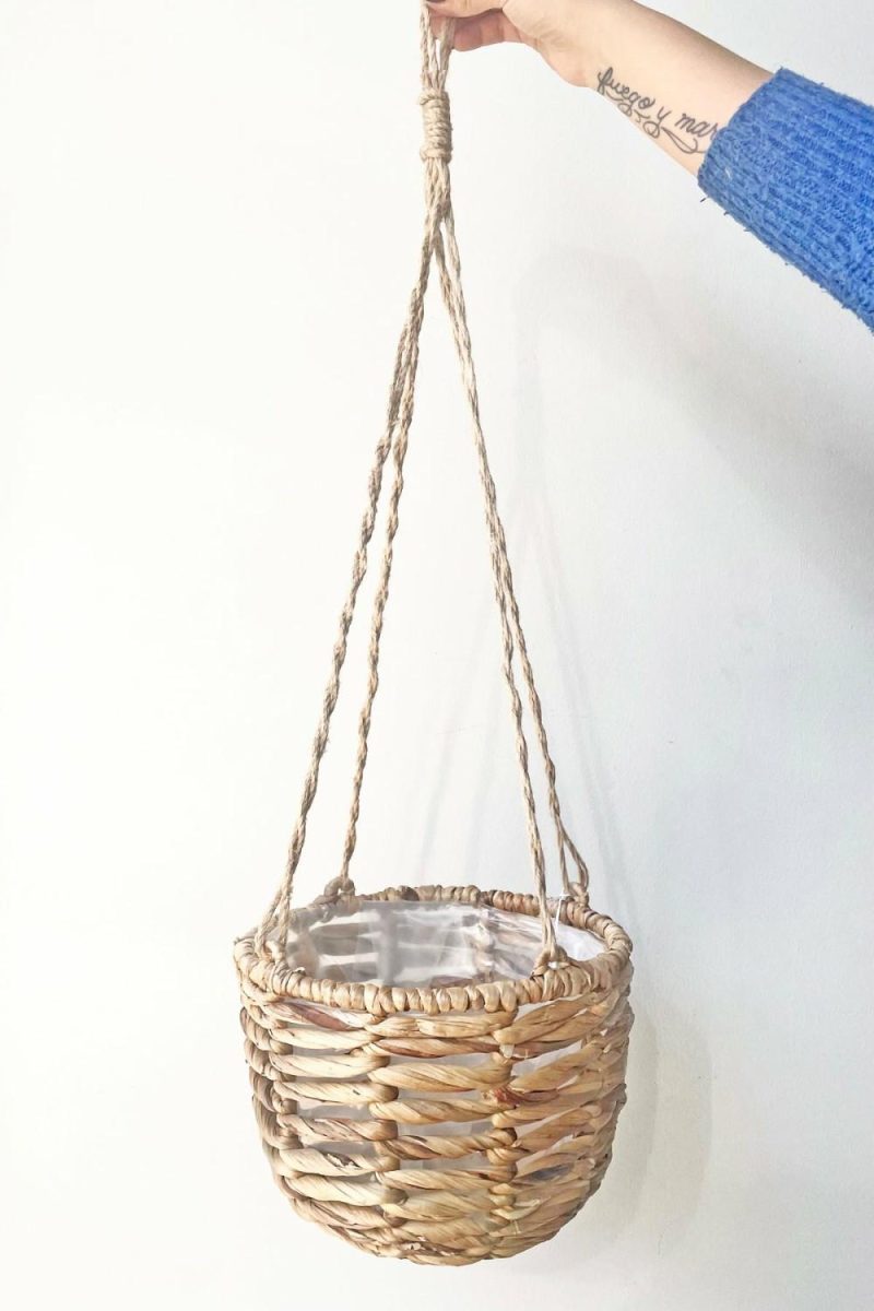 Home Accessories |   Water Hyacinth Hanging Basket Small Home Home Accessories