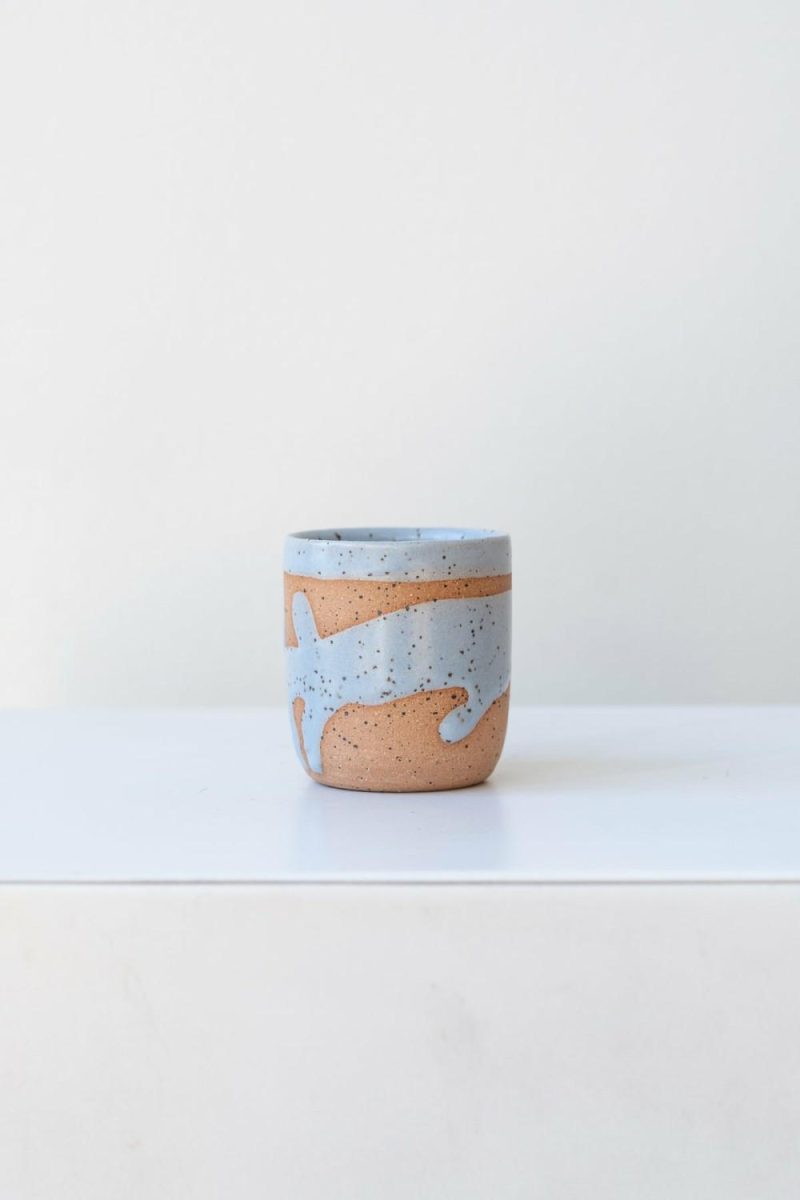 Kitchen & Table |   Coastal Glaze Cup – Blue Home Kitchen & Table