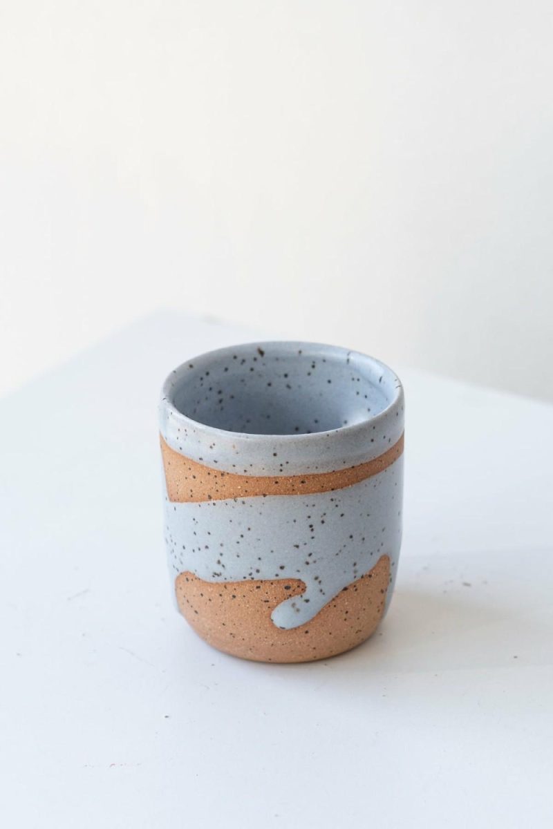 Kitchen & Table |   Coastal Glaze Cup – Blue Home Kitchen & Table