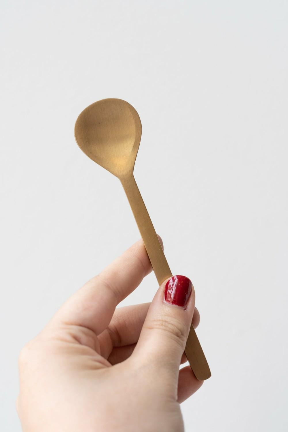 Kitchen & Table |   Dessert Spoon Brass Home Kitchen & Table