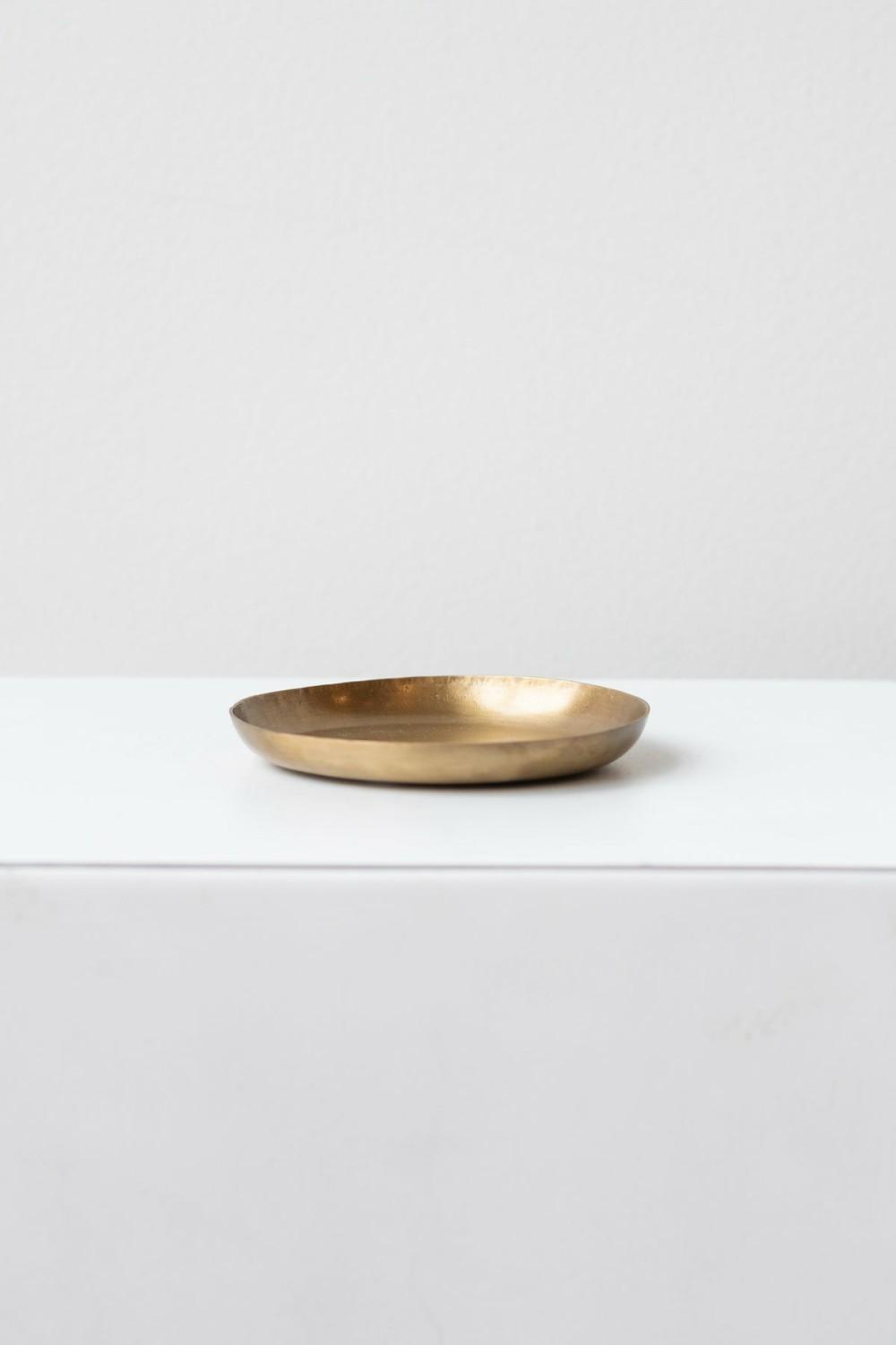 Kitchen & Table |   Plate Brass Small Home Kitchen & Table