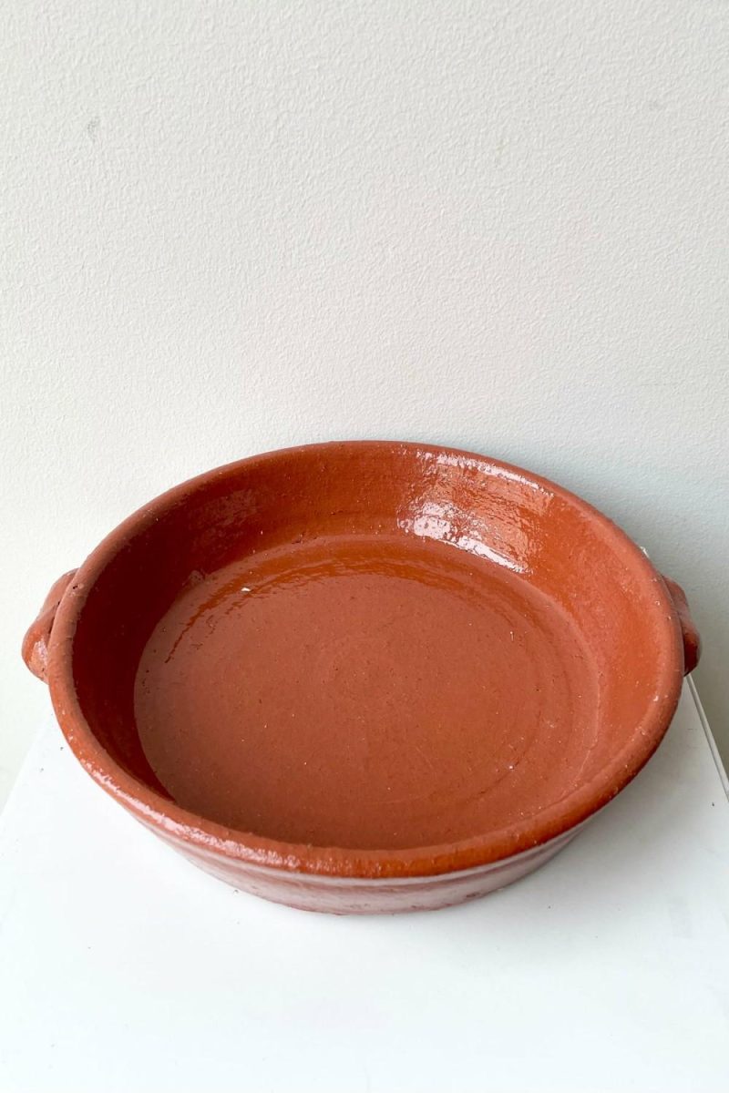 Kitchen & Table |   Roasting Dish Terra Cotta Large Home Kitchen & Table