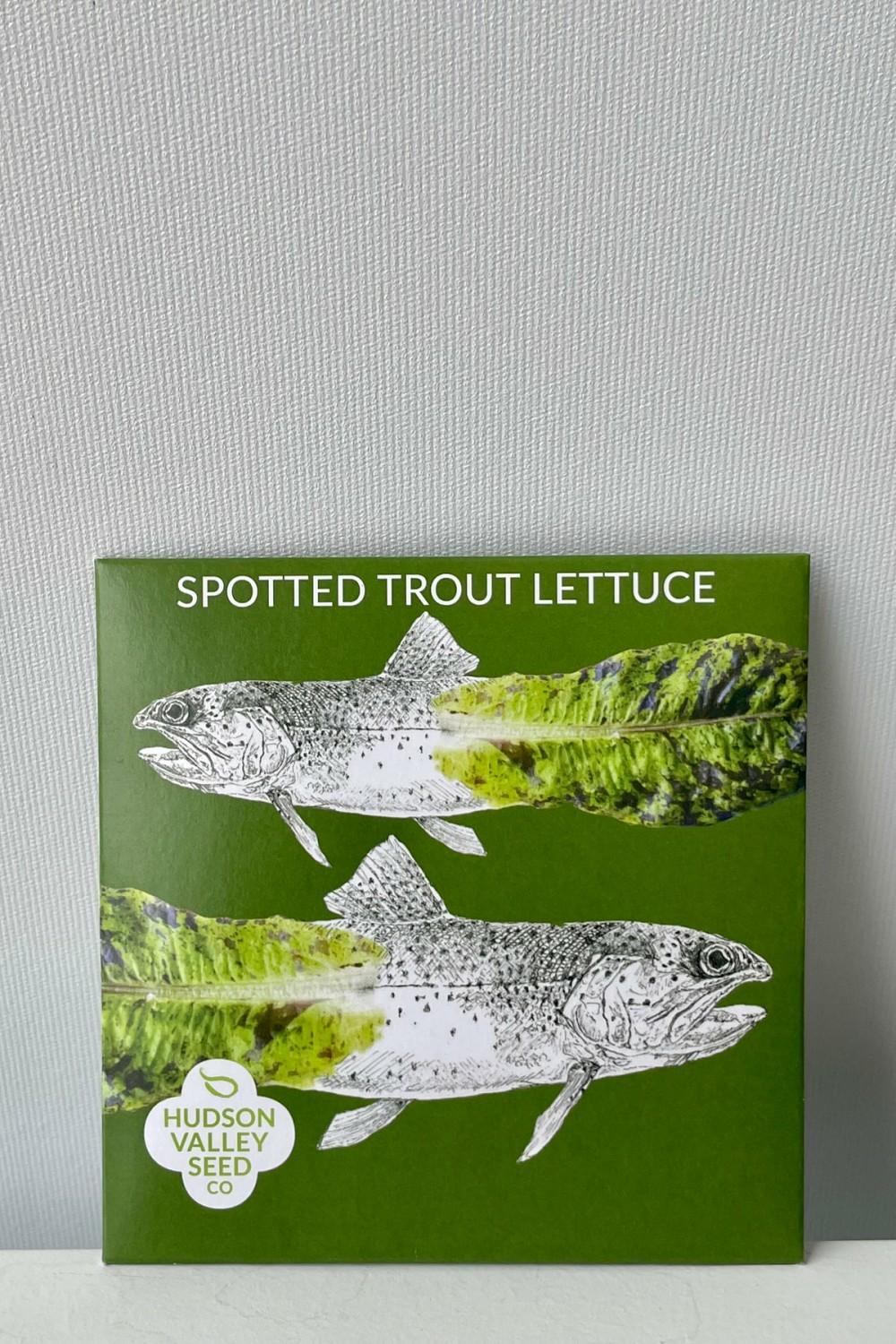 Outdoor Garden |   Spotted Trout Lettuce Seeds Art Pack Garden Outdoor Garden