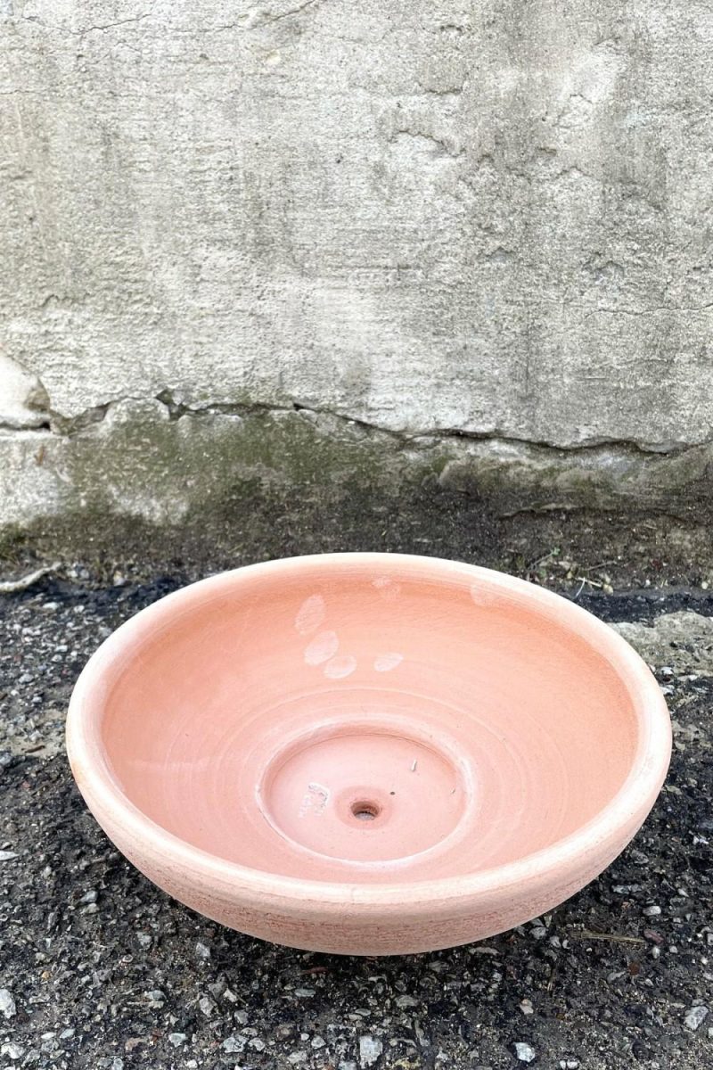 Planters |   Ada Clay Bowl & Saucer Rosa 30Cm Garden Planters