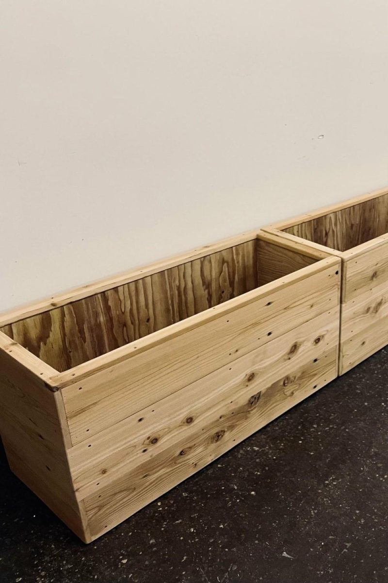 Planters |   Cedar Rectangular 42″ Planter Garden Planters