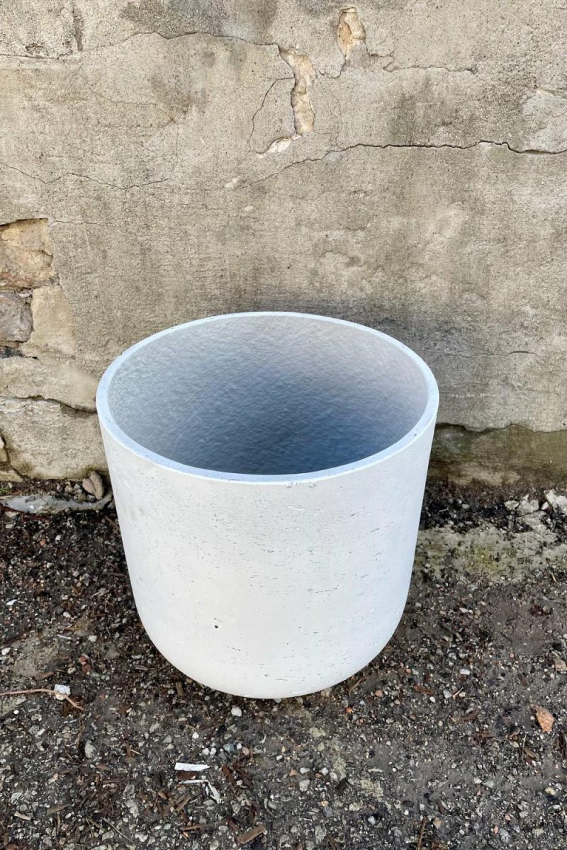 Planters |   Charlie Pot White Washed Extra Large Garden Planters