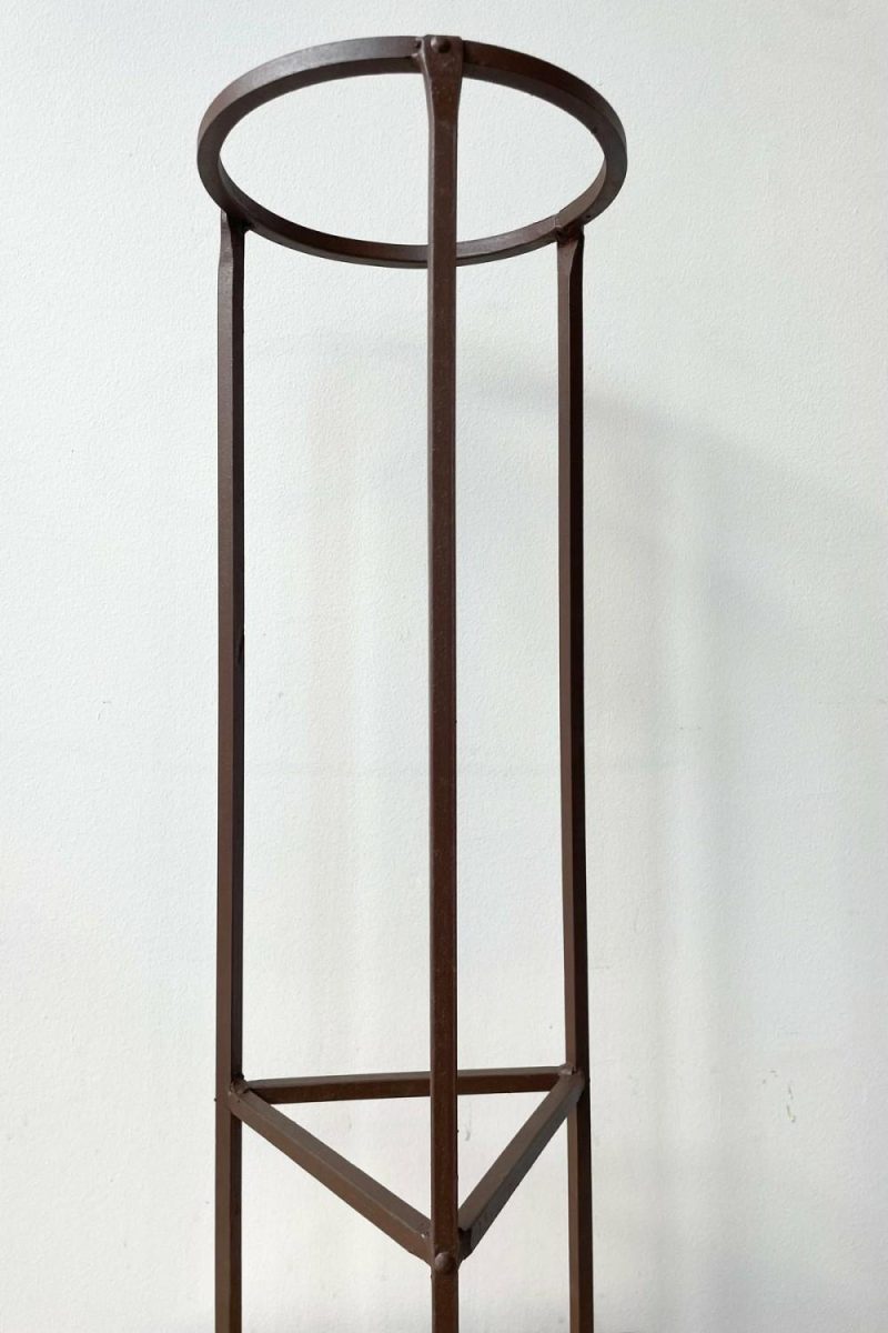 Planters |   Iron Plant Stand Medium 8″Dia X 26.5″H Garden Planters