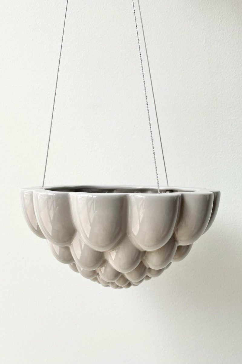 Planters |   Jelly Hanging Planter Grey Garden Planters