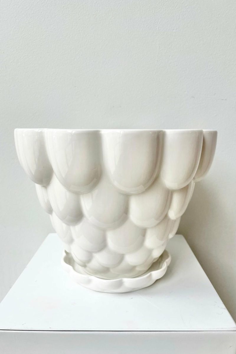 Planters |   Jelly Planter White Garden Planters