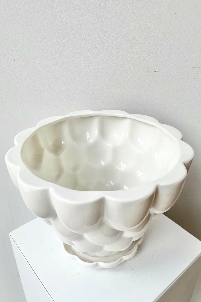 Planters |   Jelly Planter White Garden Planters