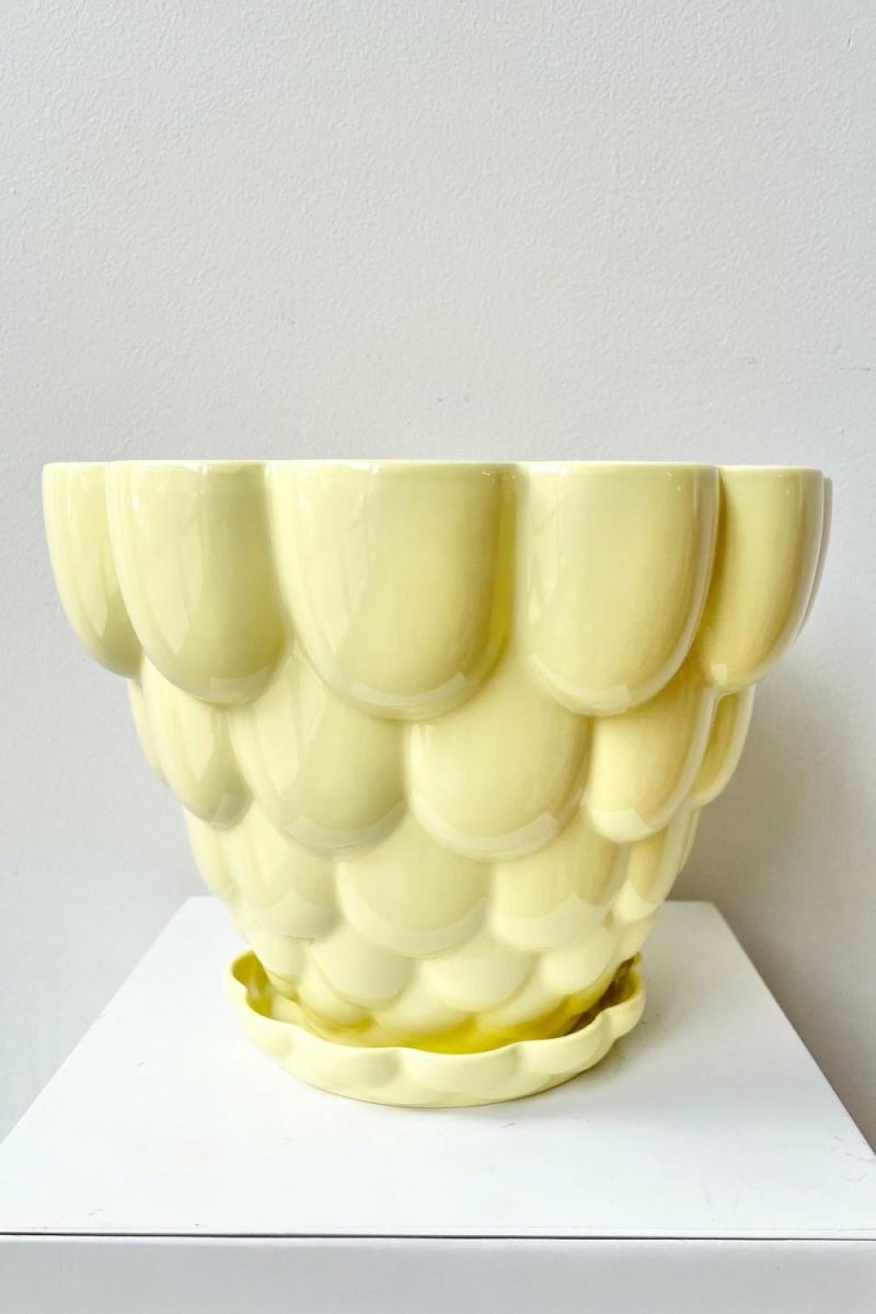 Planters |   Jelly Planter Yellow Garden Planters