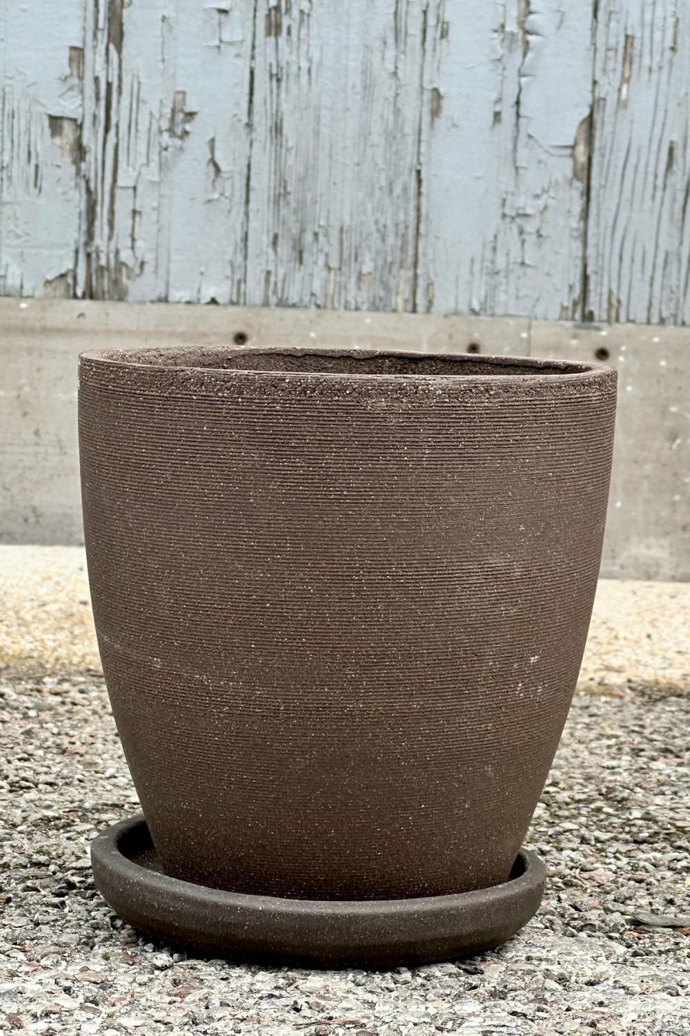 Planters |   Lara Carob Planter Medium Garden Planters