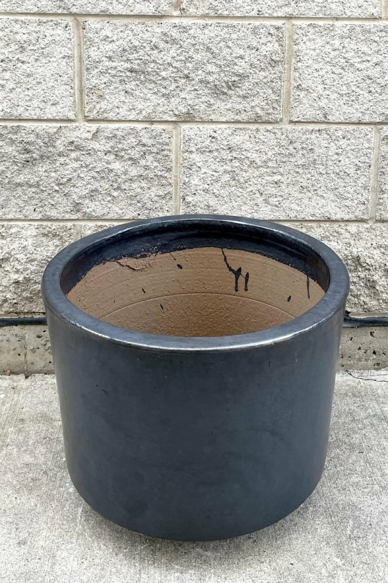 Planters |   Lara Graphite Planter Large Garden Planters