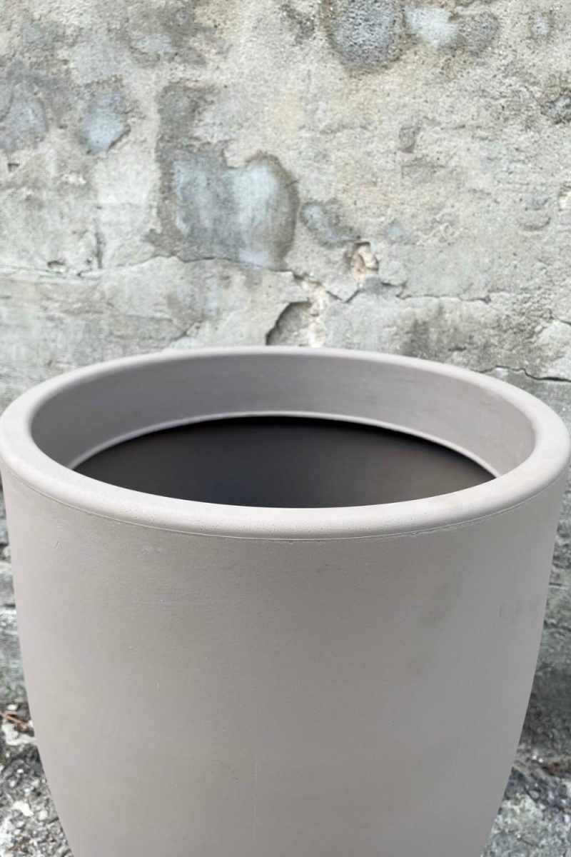 Planters |   Porto 20″ Taupe Planter Garden Planters