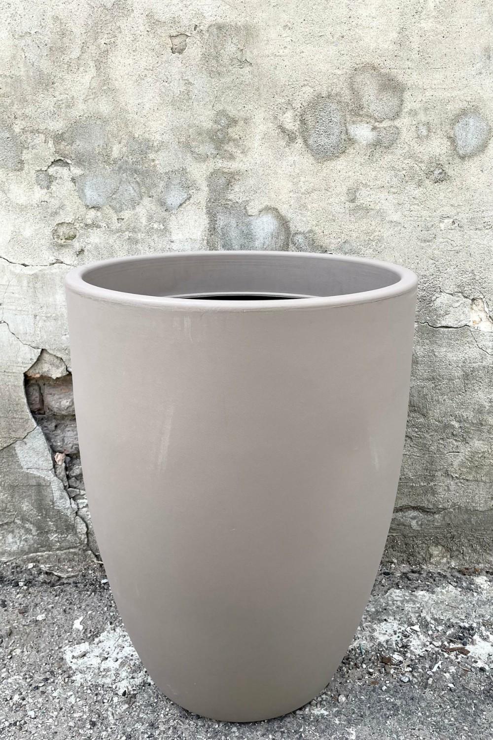 Planters |   Porto 24″ Taupe Planter Garden Planters