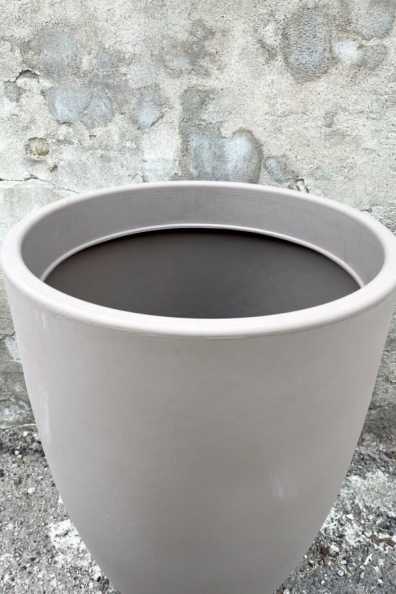 Planters |   Porto 24″ Taupe Planter Garden Planters