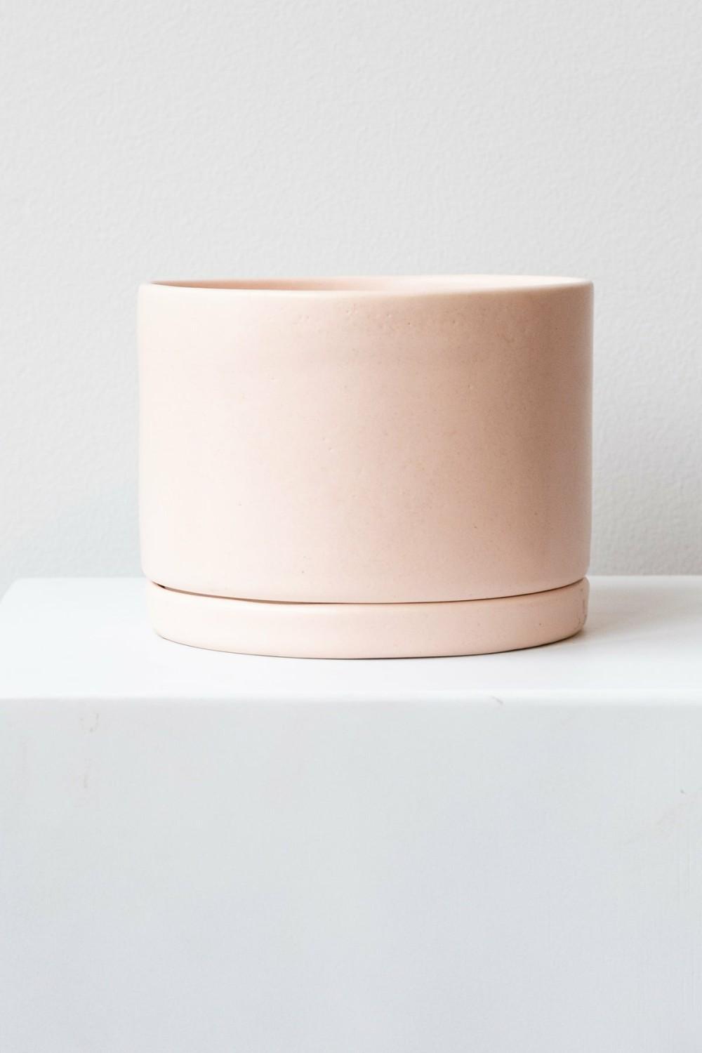 Planters |   Round Planter Freckled Pink Large Garden Planters