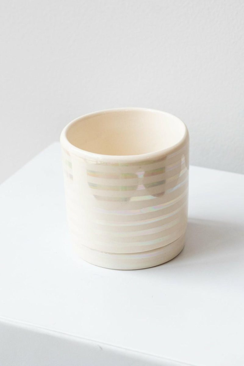 Planters |   Round Planter Unicorn Stripe Small Garden Planters