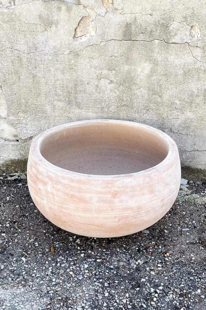 Planters |   Yumiko Unglazed Bowl Large Garden Planters