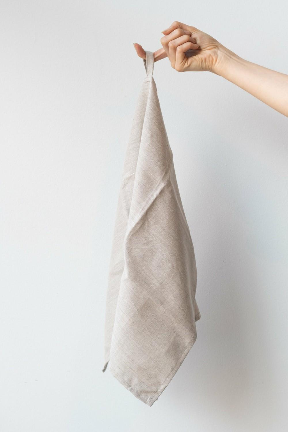 Textiles |   Linen Towel, Natural – 24X17.5″ Home Textiles