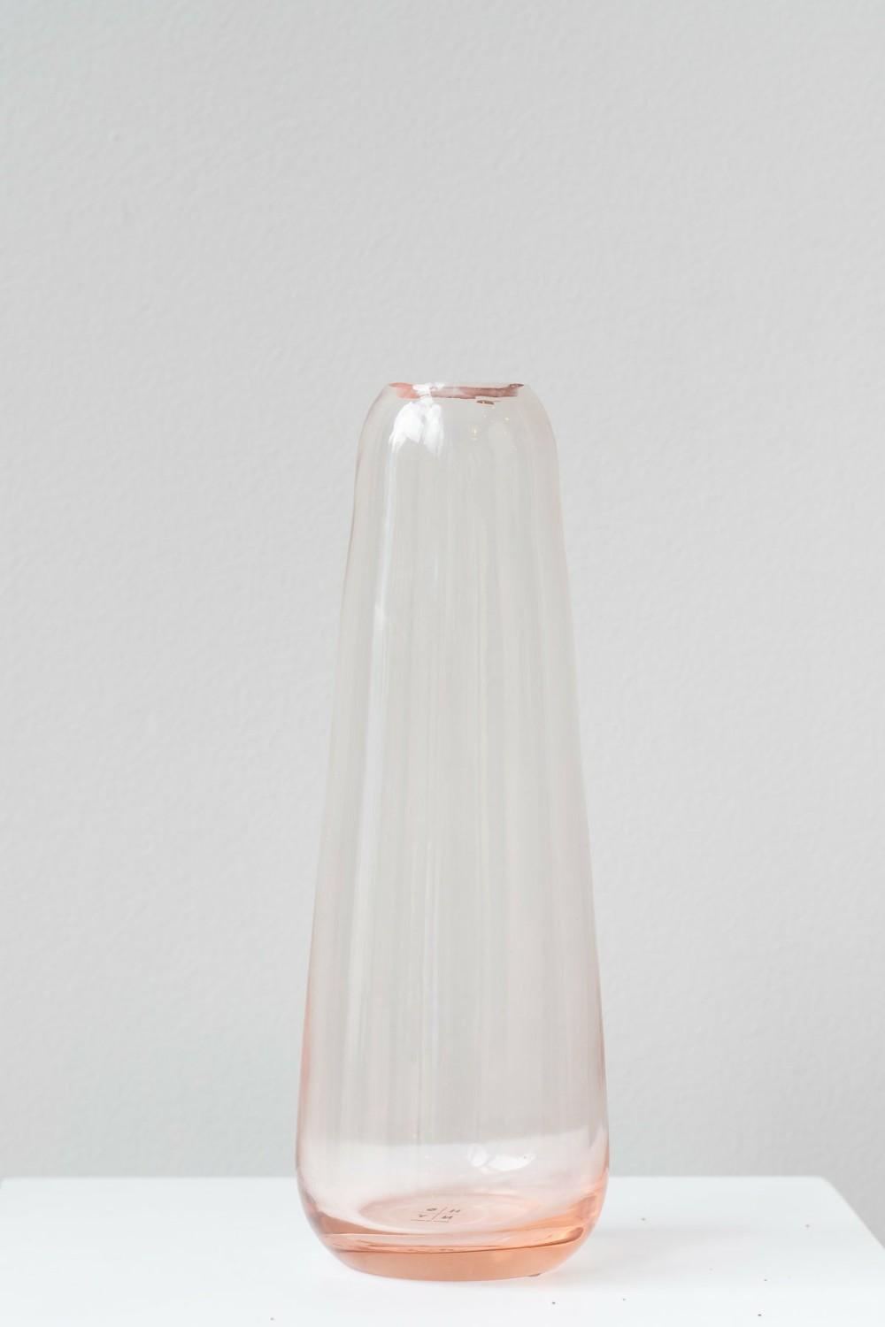 Vases |   Aurora Slim Drop Vase Blush Floral Vases