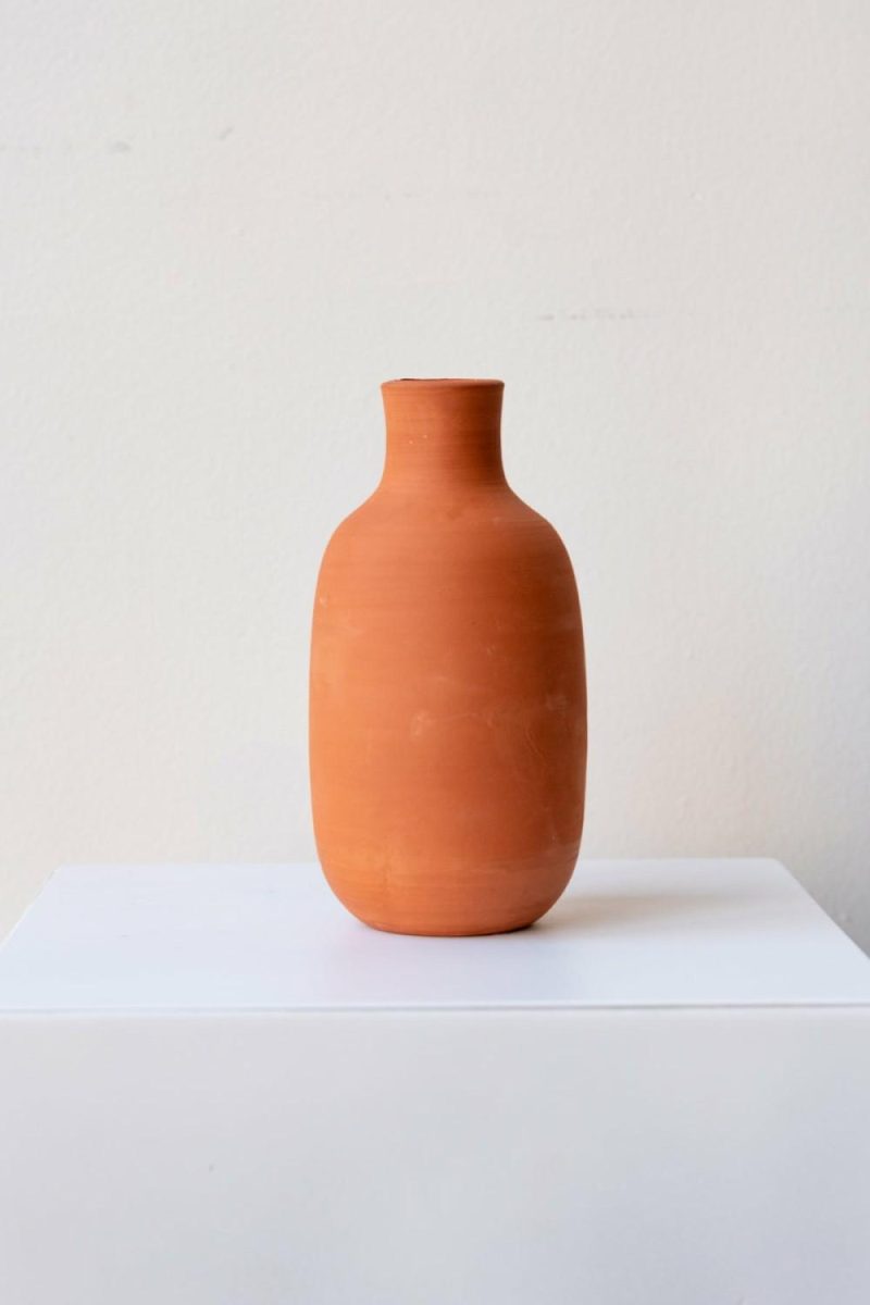 Vases |   Bottle Vase  Terra Cotta Floral Vases