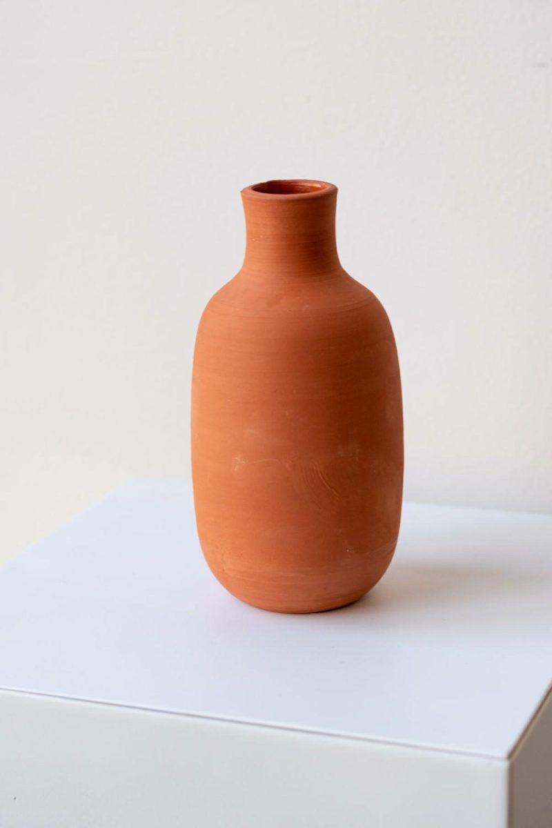 Vases |   Bottle Vase  Terra Cotta Floral Vases