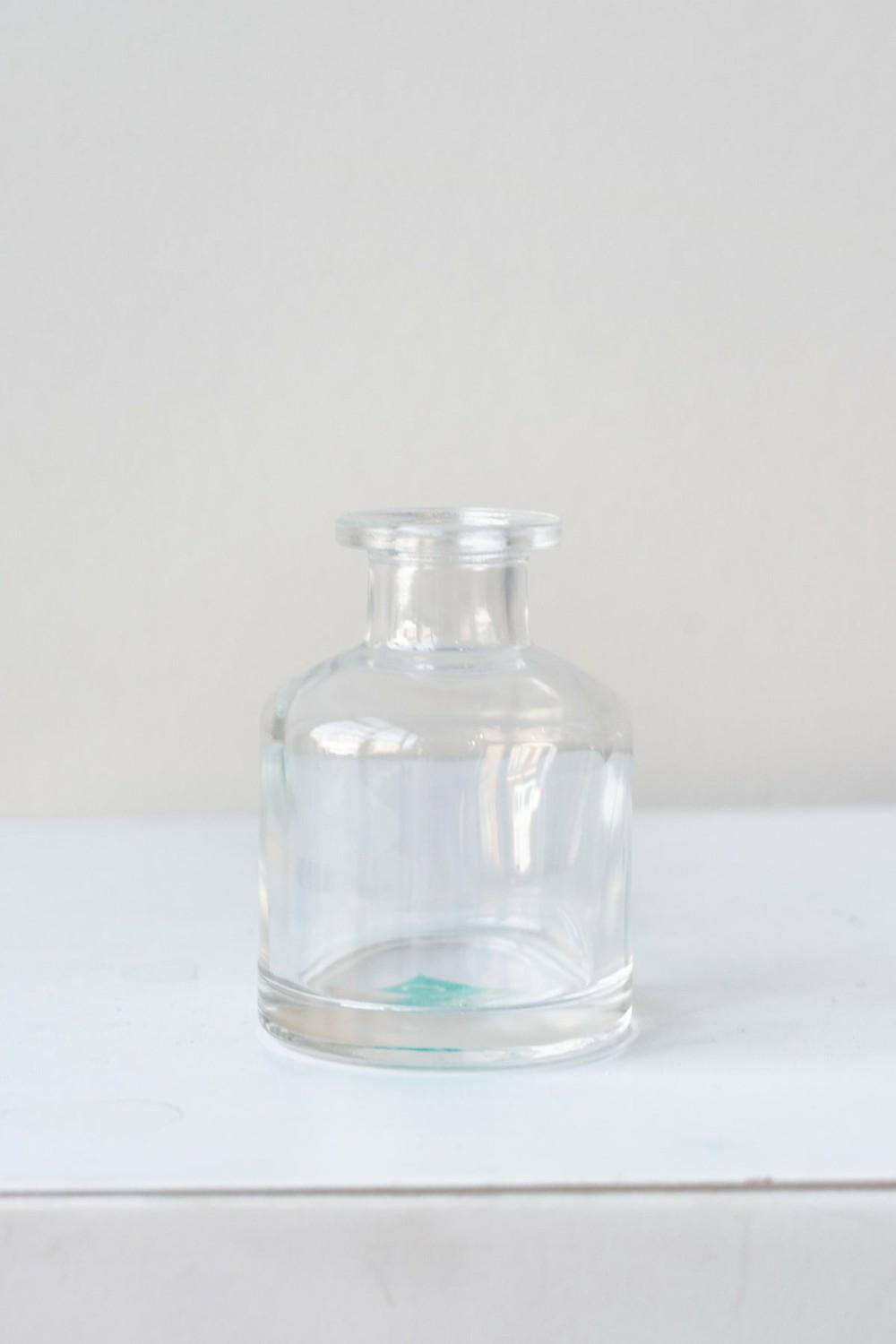 Vases |   Clear Bottle Vase Short Floral Vases