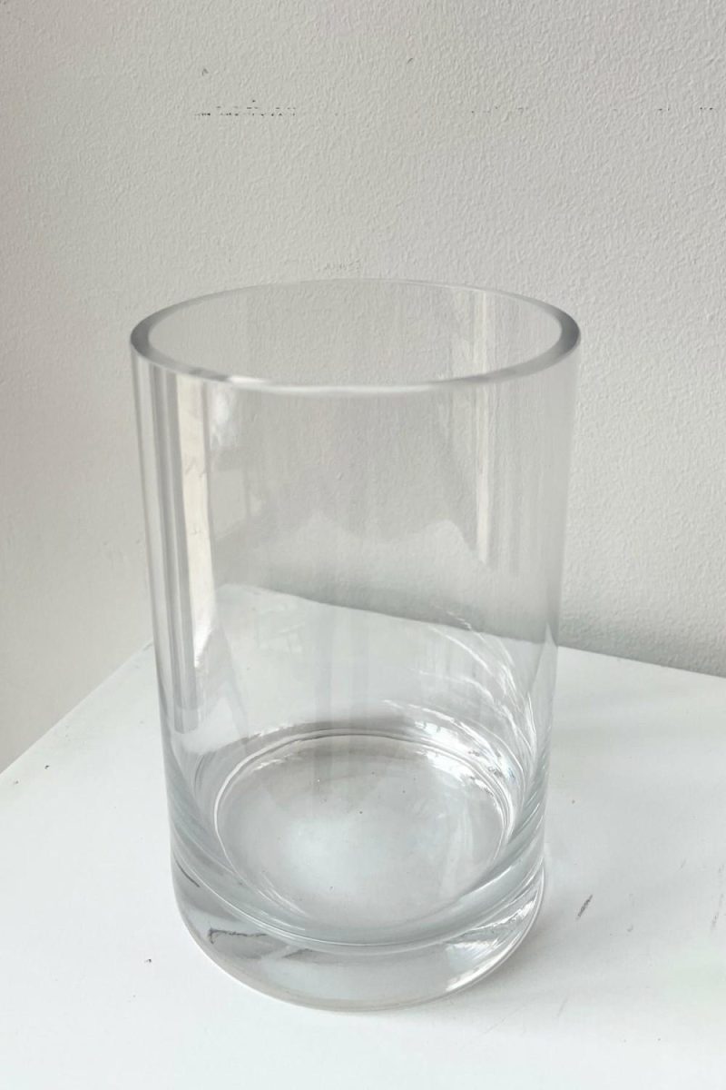 Vases |   Clear Vase 6″H X 4″D Floral Vases