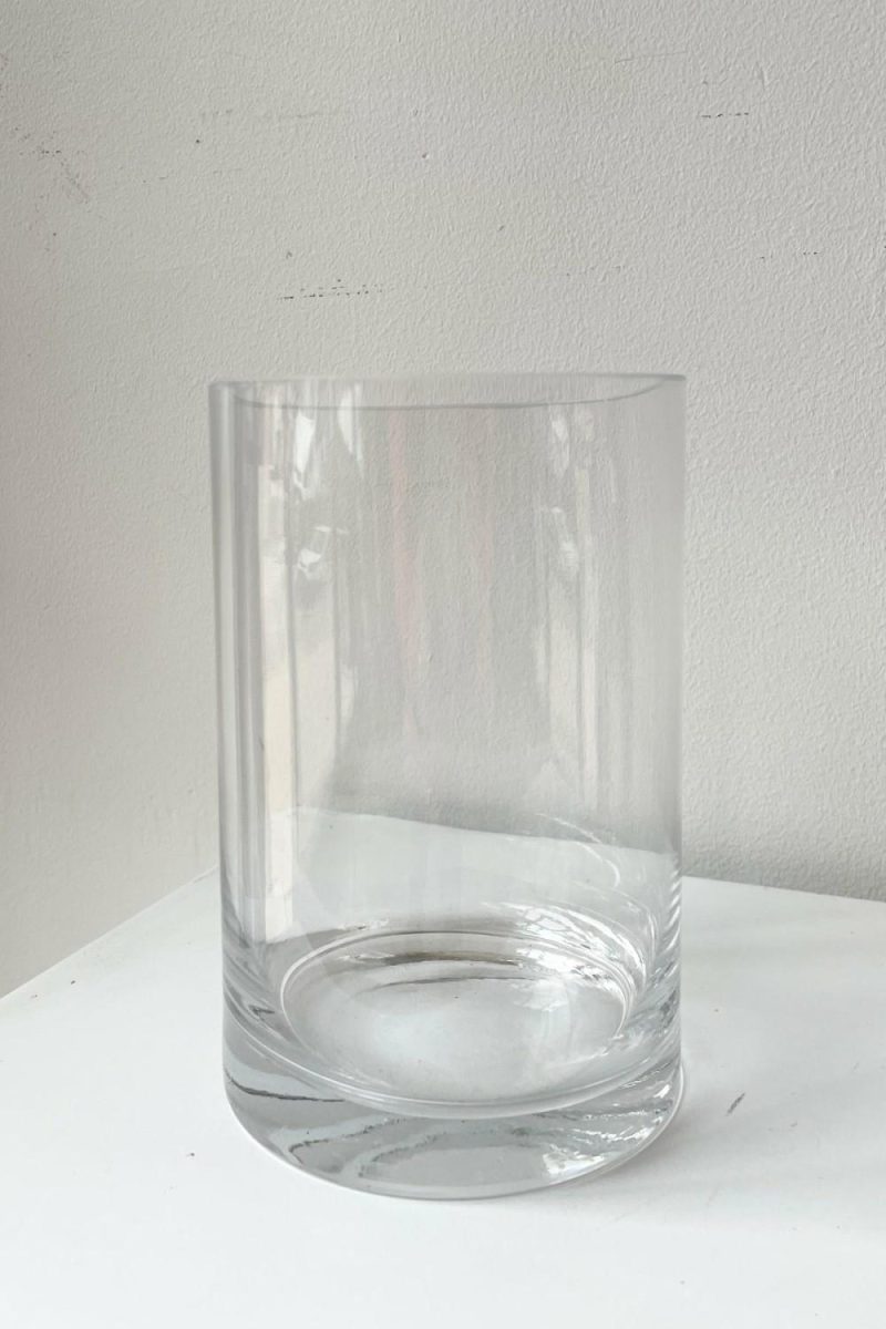 Vases |   Clear Vase 6″H X 4″D Floral Vases