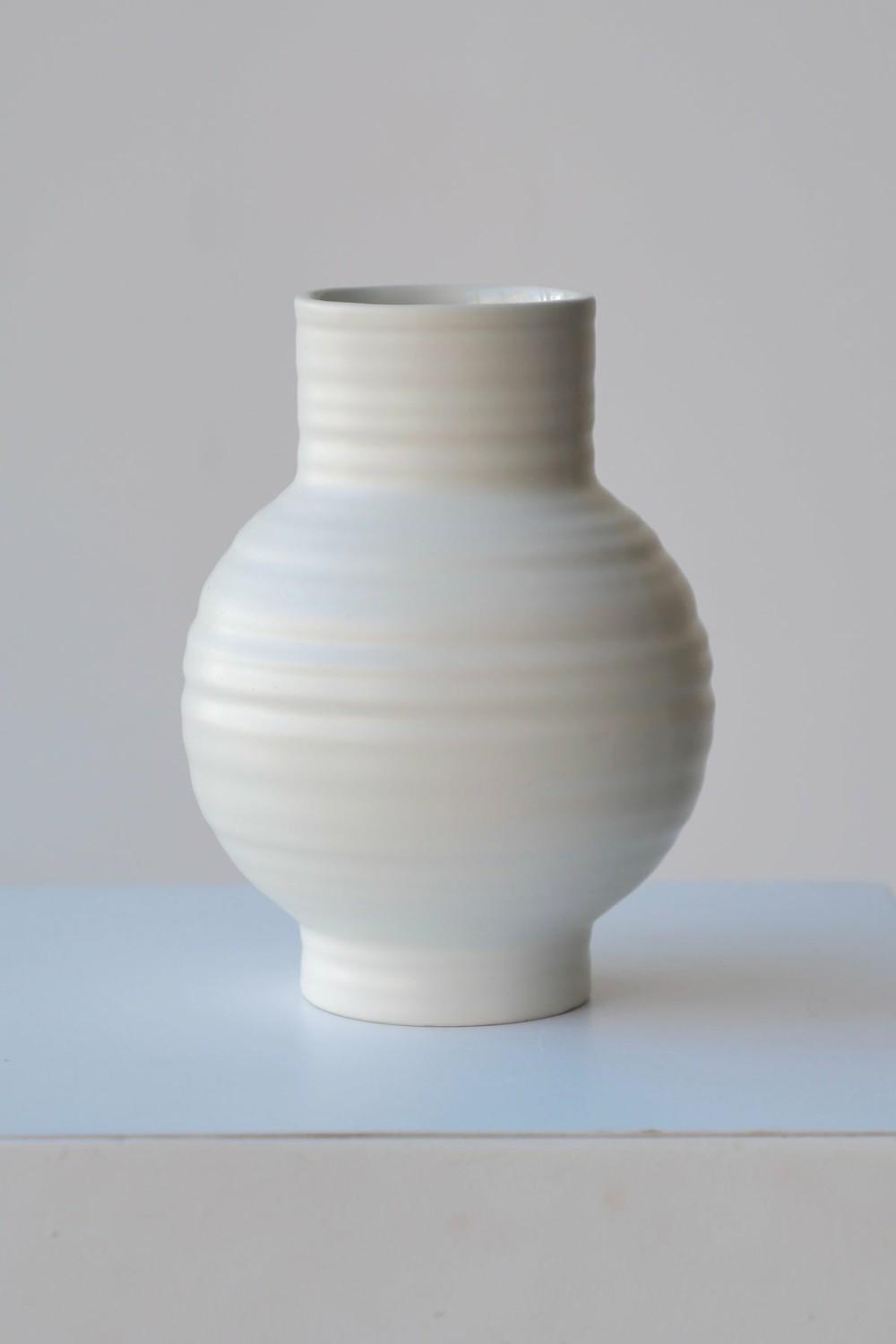 Vases |   Essential Bone Ceramic Vase Small Floral Vases