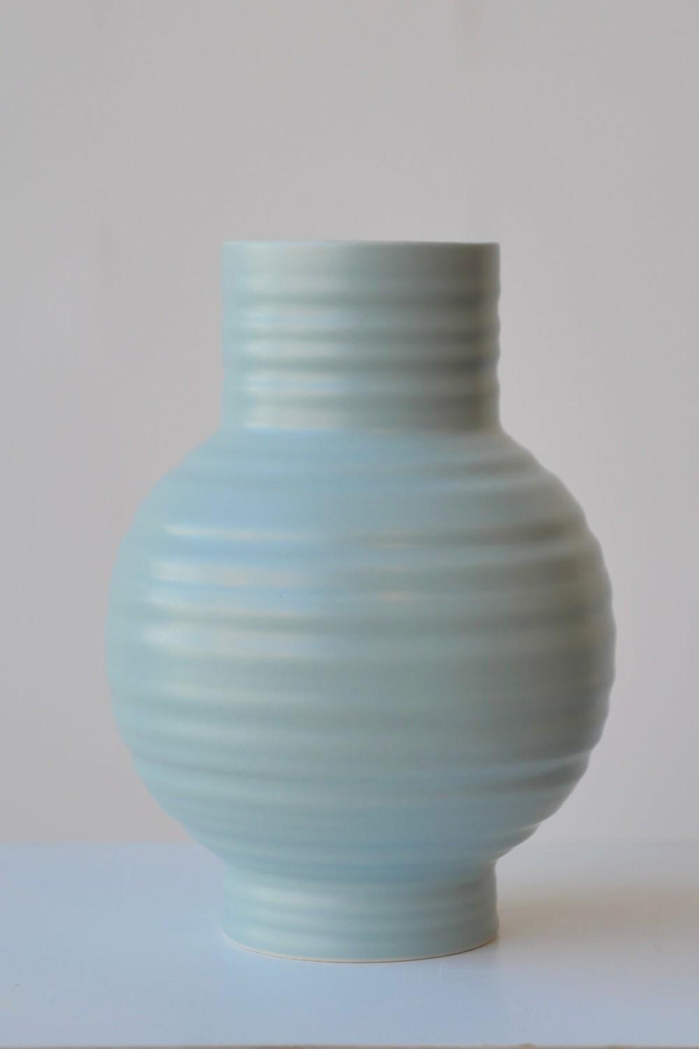 Vases |   Essential Sky Ceramic Vase Large Floral Vases