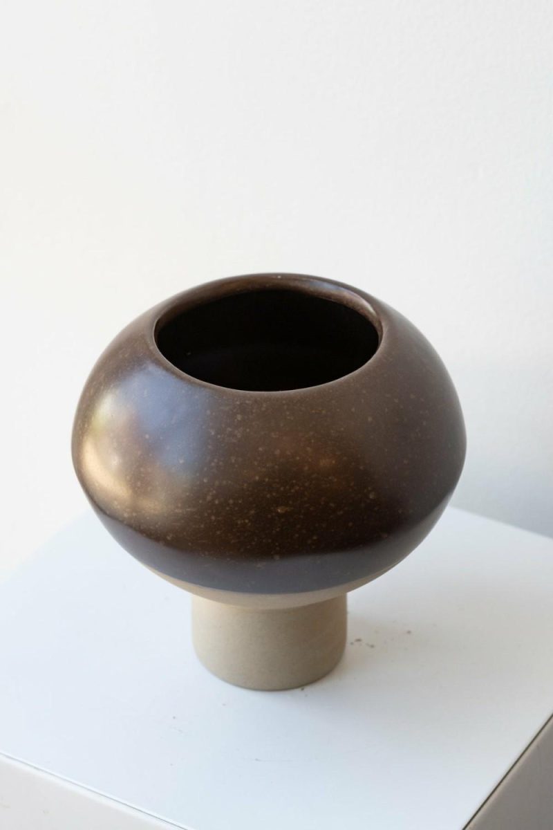 Vases |   Hagi Vase Brown Floral Vases