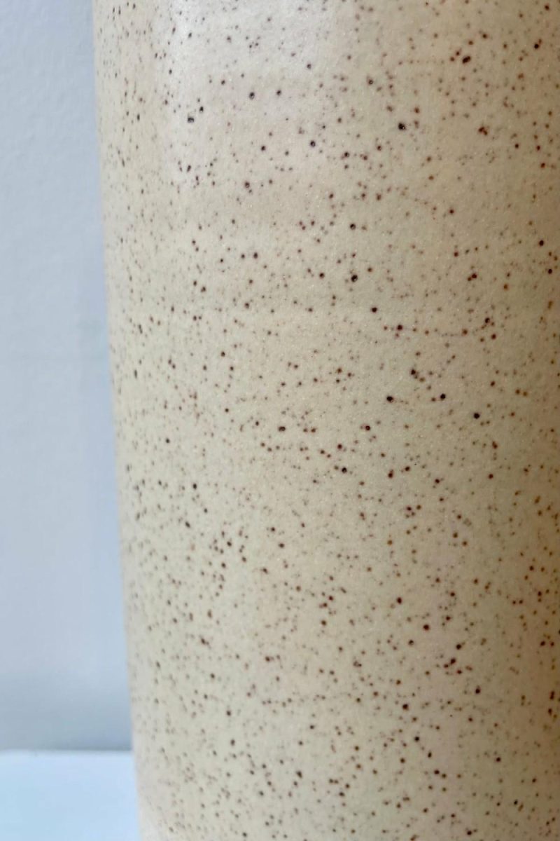 Vases |   Jacqueline Vase Butter Speckle Large Floral Vases