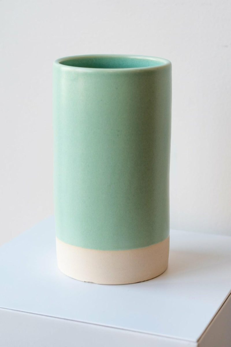 Vases |   Jacqueline Vase Verdigris Large Floral Vases