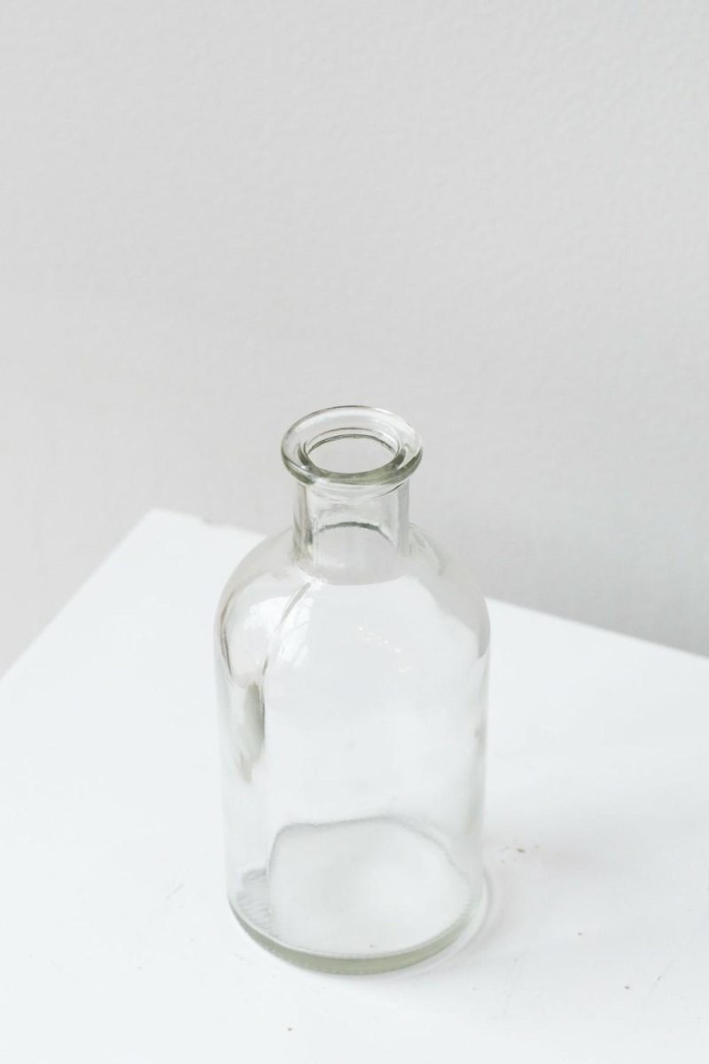 Vases |   Medicine Bud Vase – Clear Floral Vases