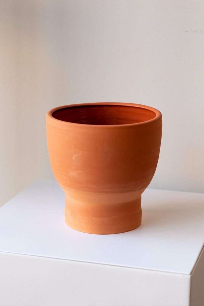 Vases |   Modern Compote Terra Cotta 4.5X4.5″ Floral Vases