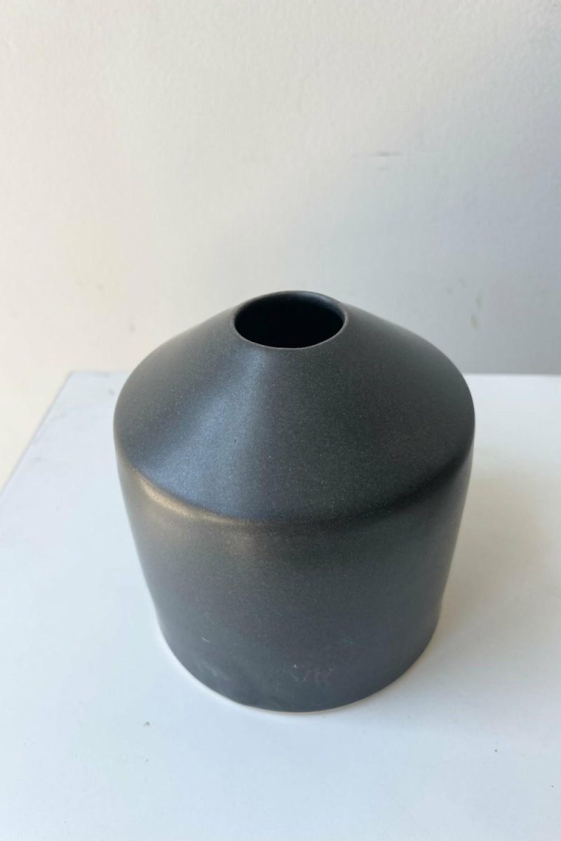 Vases |   Siros Vase Black Floral Vases