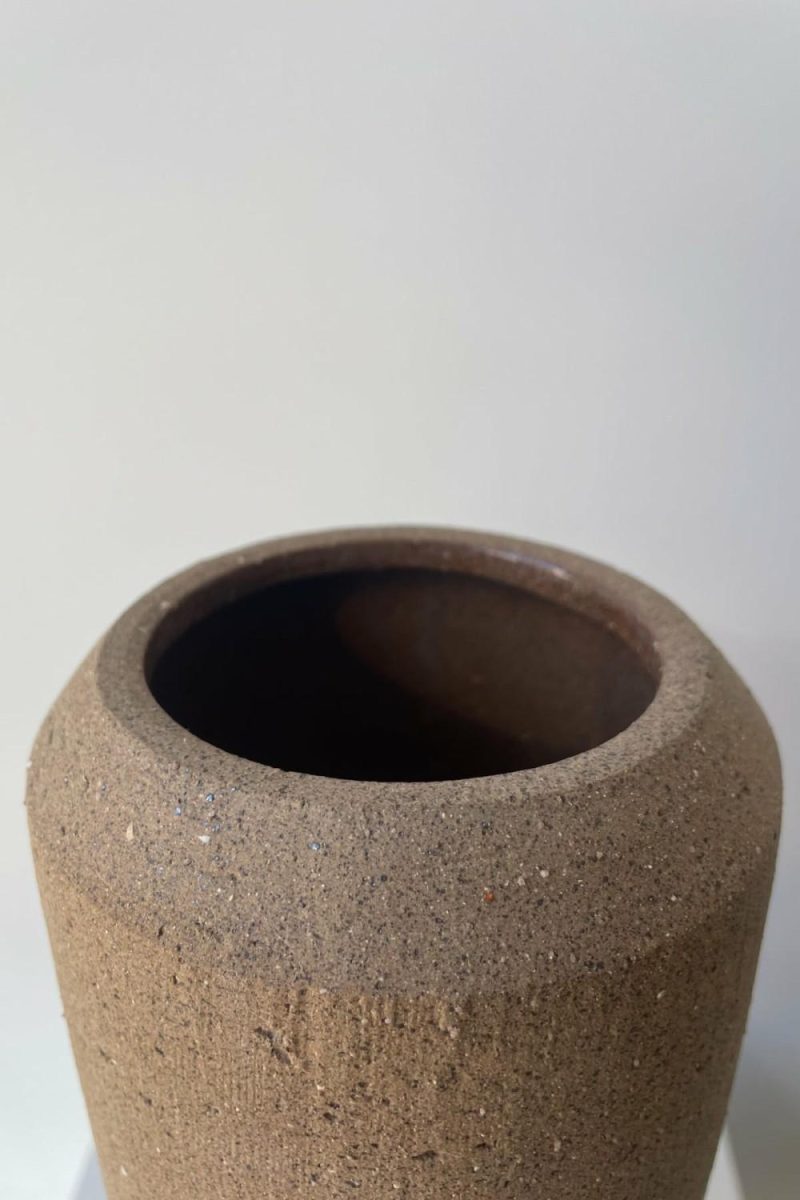 Vases |   Valdez Vase Natural Clay Large Floral Vases