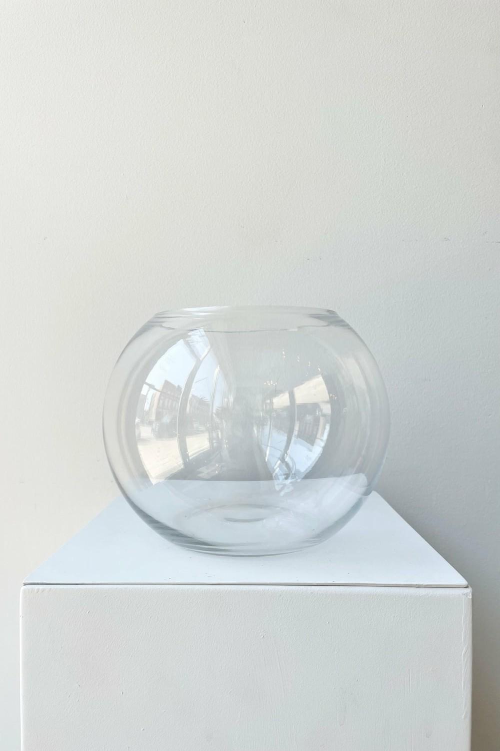 Vases |   Round Terrarium 7″H X 8″ Clear Glass Floral Vases