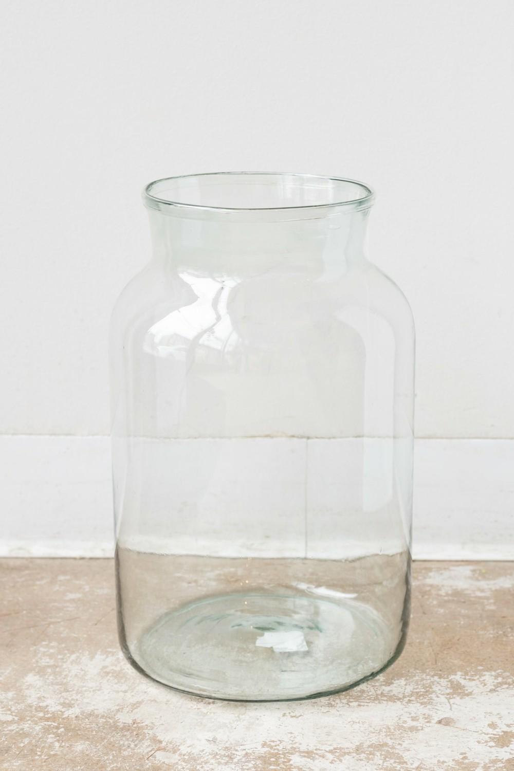 Vases |   Mason Jar – 10L Clear Floral Vases