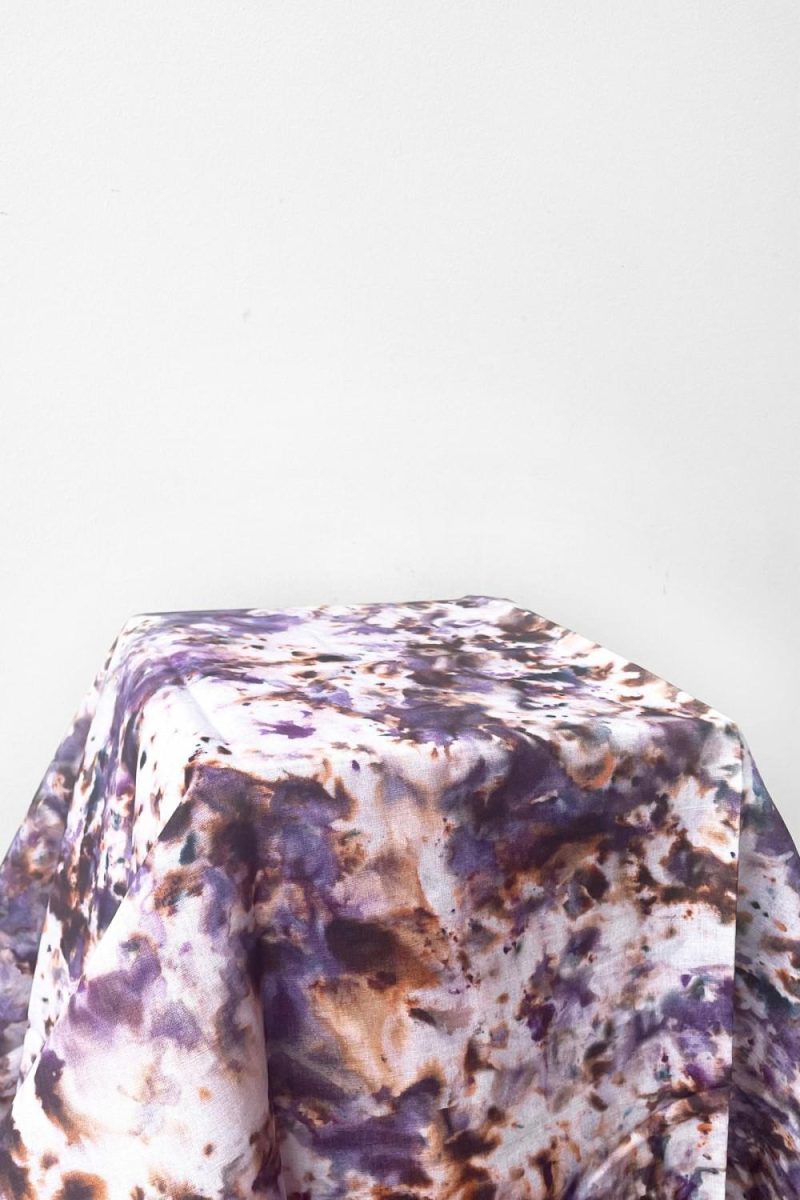 Textiles |   Marble Tablecloth Plum Home Textiles